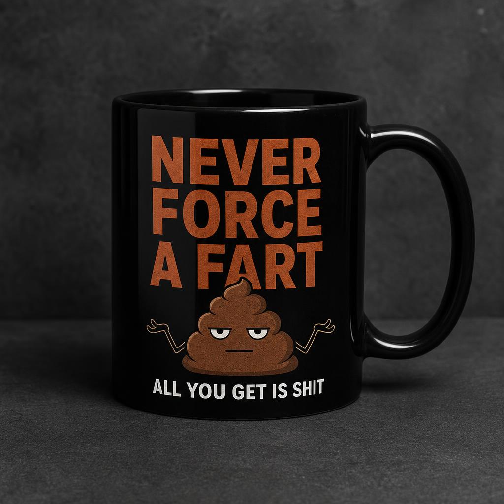 If you have to force it, it's shit mug